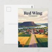 Carte Postale Red Wing USA (Devant / Derrière)