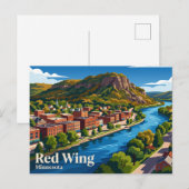 Carte Postale Red Wing USA (Devant / Derrière)