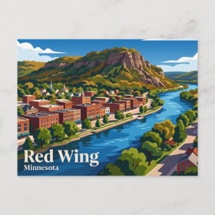 Carte Postale Red Wing USA