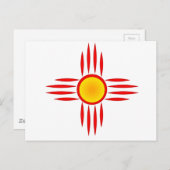 Carte Postale Red Zia Sun Dieu (Devant / Derrière)