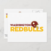 Carte postale Redbulls Washington (Devant / Derrière)