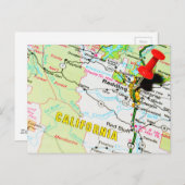 Carte Postale Redding, Californie (Devant / Derrière)