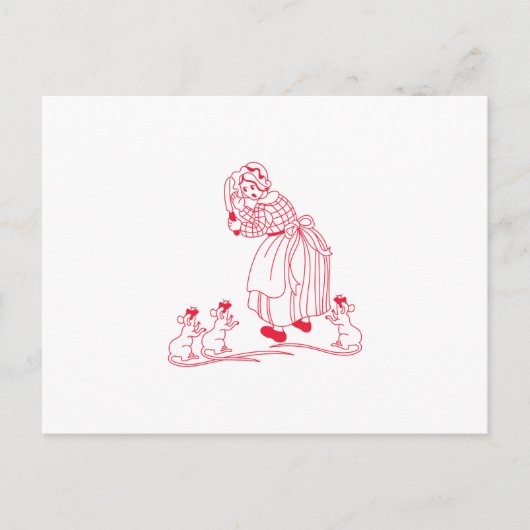 Carte Postale Redécoupage des souris aveugles (Devant)