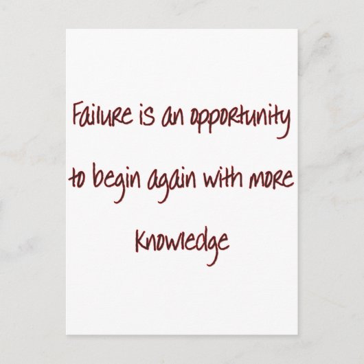 Carte Postale Redémarrer (Devant)