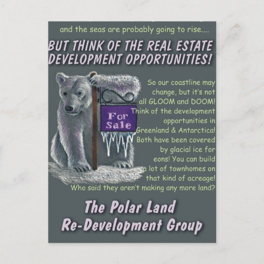 Carte Postale Redéveloppement du Polarland (Devant)