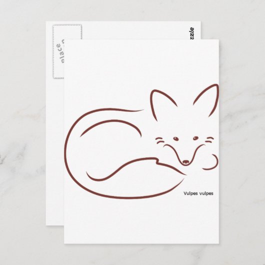 Carte Postale RedFox (Devant / Derrière)