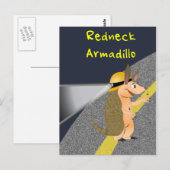 Carte postale Redneck Armadillo (Devant / Derrière)