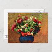 Carte Postale Redon - Des pavots et un Guillaume doux dans un Va (Devant / Derrière)