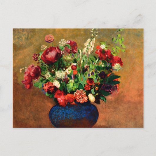 Carte Postale Redon - Des pavots et un Guillaume doux dans un Va (Devant)