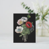 Carte Postale Redoute: Anemone, 1833 (Debout devant)