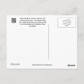 Carte postale Reduviid Assassin Bug (Dos)