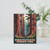 Carte Postale Redwood National Park Californie Trees (Debout devant)