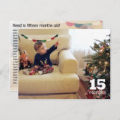 Carte Postale Reed - 15 mois (Devant / Derrière)