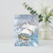 Carte postale 'Reefing' (Debout devant)