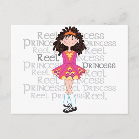 Carte postale Reel Brunette (Devant)