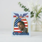 Carte Postale Réélection de Barack Obama pour 2012 (Debout devant)