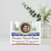Carte Postale Réelection du président Obama 2012 (Debout devant)