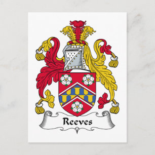 Carte Postale Reeves Family Crest