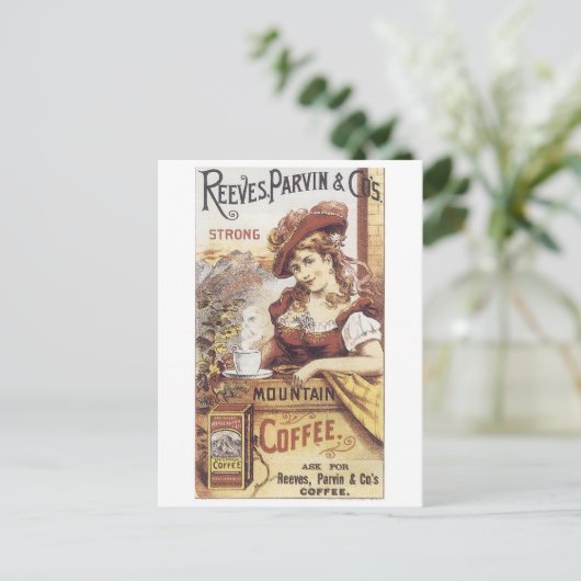 Carte Postale Reeves Parvin & Co. Café (Debout devant)