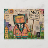 Carte Postale Refaire les algues vertes encore une fois en multi (Devant)