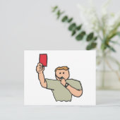 Carte Postale Référence de football Red Card (Debout devant)