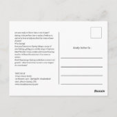 Carte Postale Référence immobilière de printemps (Dos)