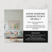 Carte postale Référencement immobilier (Devant)