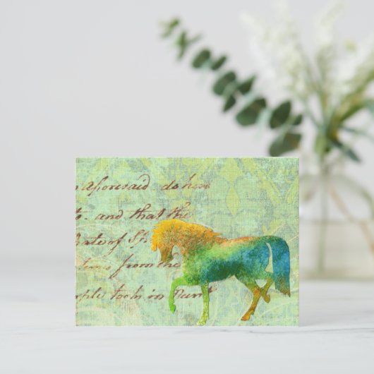 Carte Postale Réfléchir (Debout devant)