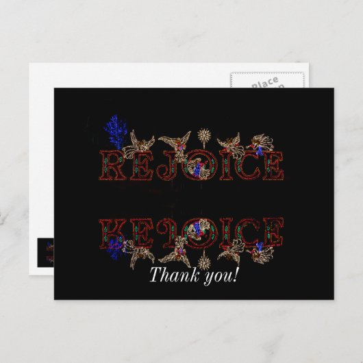 Carte Postale Réfléchir (Devant / Derrière)