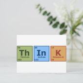 Carte Postale Réfléchir (Debout devant)