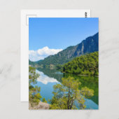 Carte Postale Réflection du lac Scenic (Devant / Derrière)