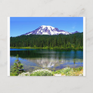 Carte Postale Reflection Lake, Mount Rainier, WA, États-Unis