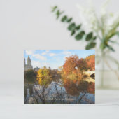 Carte postale Reflections Central Park New York Ci (Debout devant)