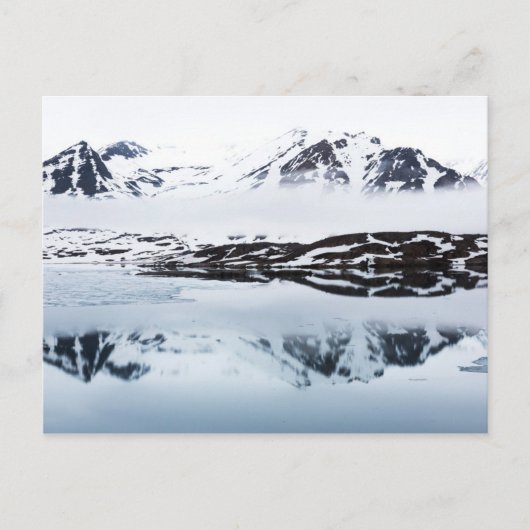 Carte Postale Réflections de montagne, Norway (Devant)