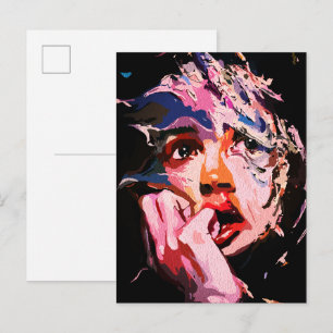 Carte Postale Reflet Brisé Surréaliste – Émotionnel Abstrait