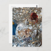 Carte Postale Reflet de l'ampoule en argent (Devant / Derrière)