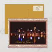 Carte Postale Reflet de nuit (Devant / Derrière)