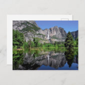 Carte Postale Reflet de Yosemite Falls (Devant / Derrière)