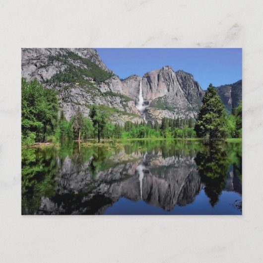 Carte Postale Reflet de Yosemite Falls (Devant)