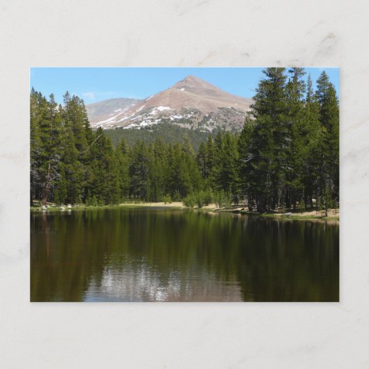 Carte Postale Reflet du lac de Yosemite (Devant)