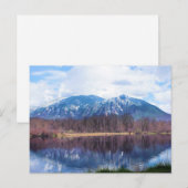 Carte Postale reflet du lac Snoqualmie (Devant / Derrière)