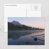 Carte Postale Reflet du lever de soleil à String Lake II (Devant / Derrière)