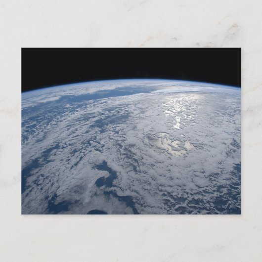 Carte Postale Reflet du soleil sur l'océan Pacifique Sud. (Devant)