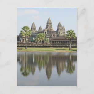 Carte Postale reflet du temple angkor
