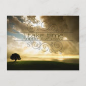 Carte Postale "Reflet sur les bénédictions" Motivation Affirmati (Devant)