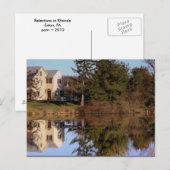 Carte Postale Reflets dans Rhonda (Devant / Derrière)