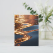 Carte Postale Reflets de feuilles d'automne Aquarelle (Debout devant)