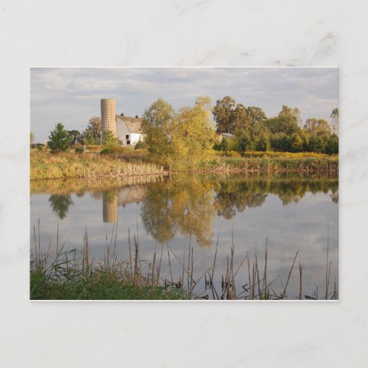 Carte Postale Reflets de grange (Devant)