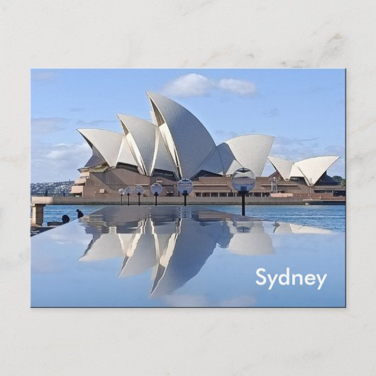Carte Postale Reflets de l'Opéra de Sydney (Devant)