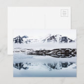 Carte Postale Reflets de montagnes, Norvège (Devant / Derrière)